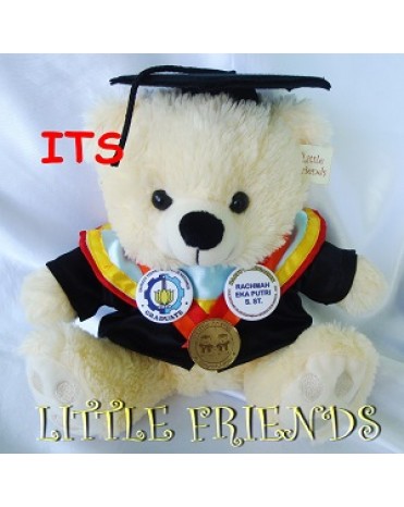 Boneka Wisuda Institut Teknologi Sepuluh Nopember - Diploma (30 cm)